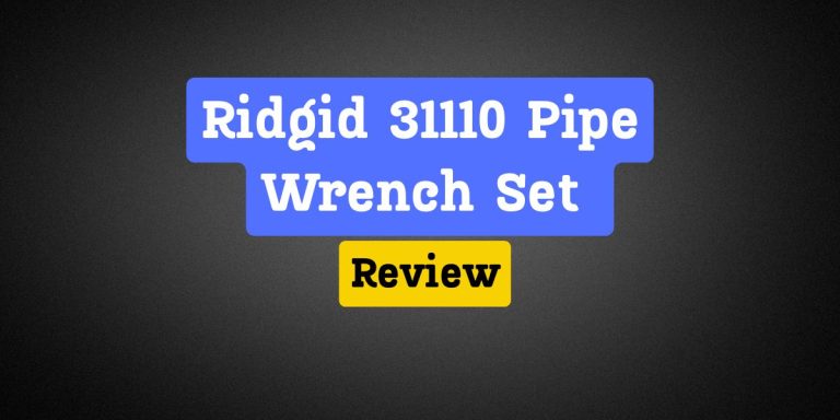 RIDGID 31110 Model 836 Aluminum Pipe Wrench Review