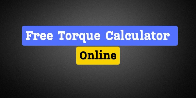 torque calculator