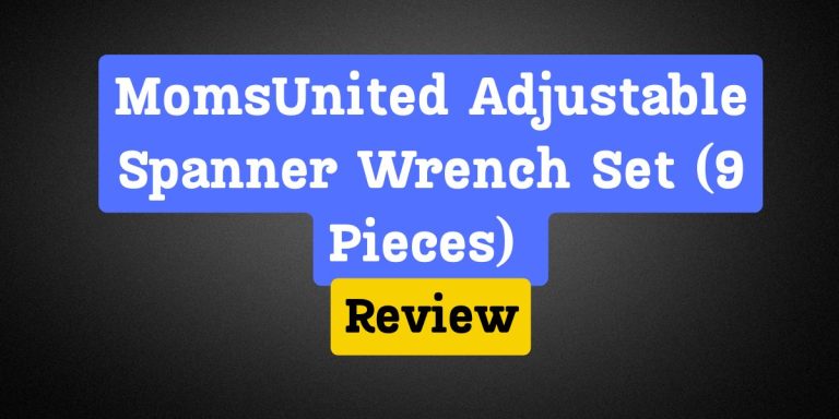 MomsUnited Adjustable Spanner Wrench Set of 9 Review